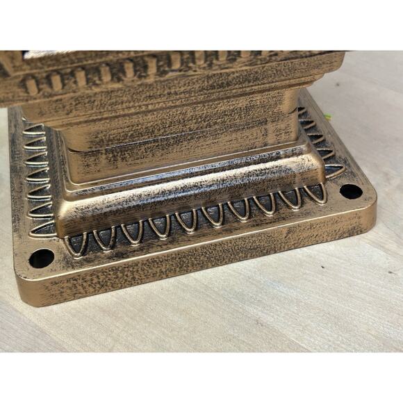 Rishx European Post Pole Light Outdoor Patio Yard Lantern Lamp Fixture Bronze - Picture 6 of 12